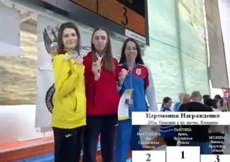 Студентка филиал Наталья Можина призер Чемпионата России по подводному спорту (плавание в ластах)